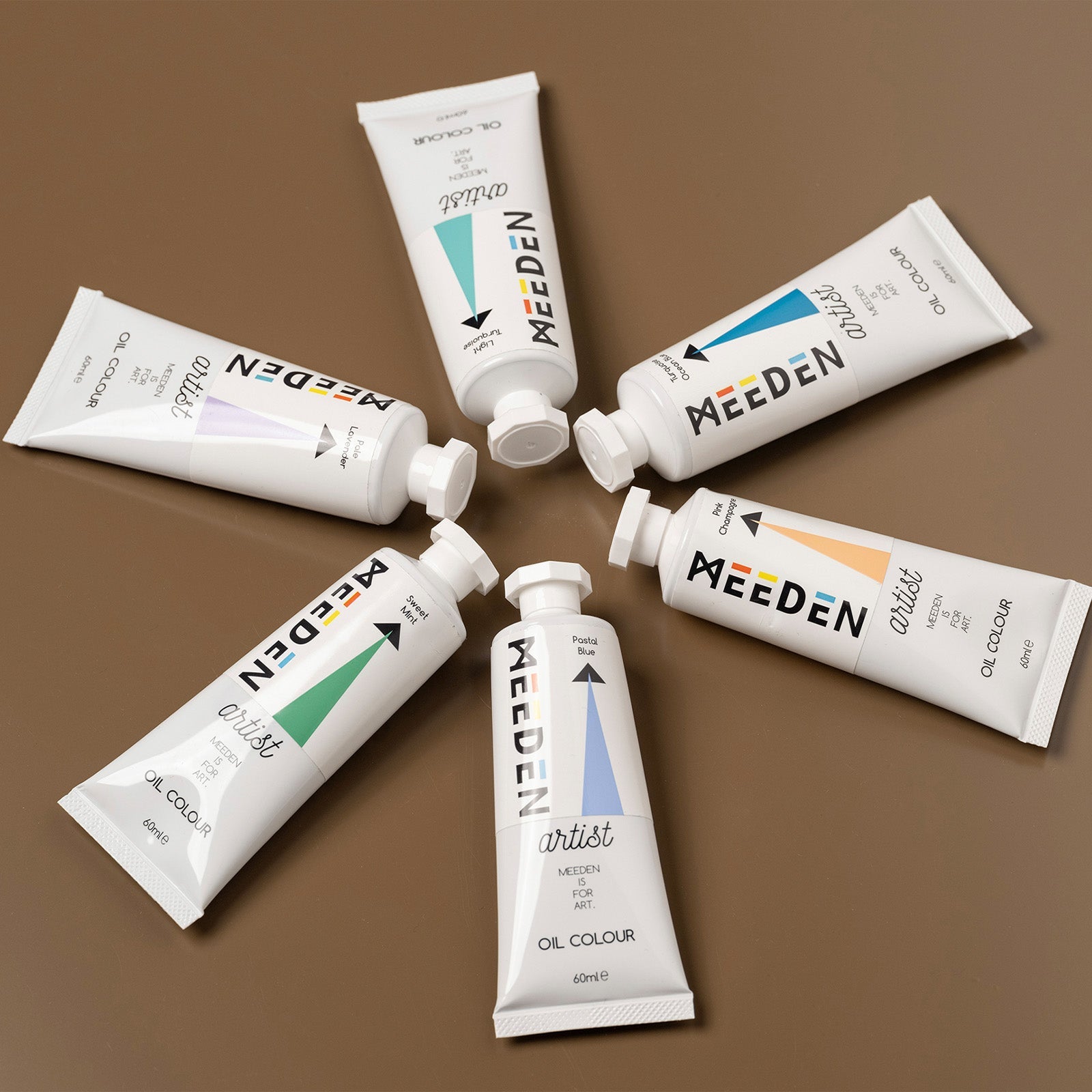 MEEDEN Artist Grade Oil Paint - 60ml/2oz, 12 Tubes