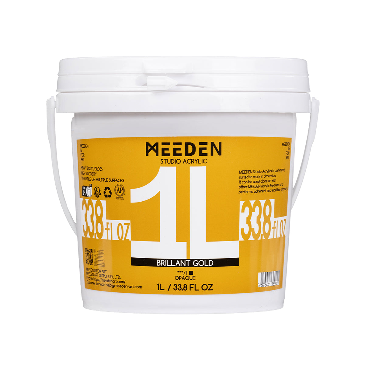 MEEDEN Studio Acrylic Paint, 1 L / 33.8 oz