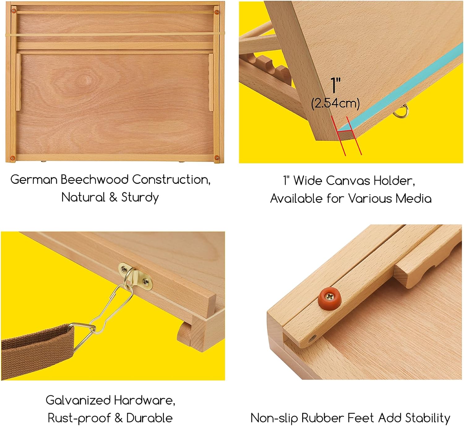MEEDEN Large Studio Artist Sketching Tabletop Easel-HJ-A2