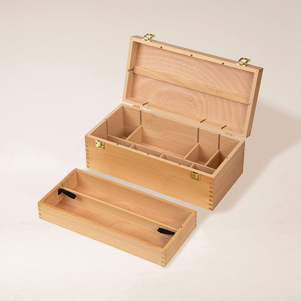 MEEDEN Large Multi-Function Solid Beech Storage Box HBX-12