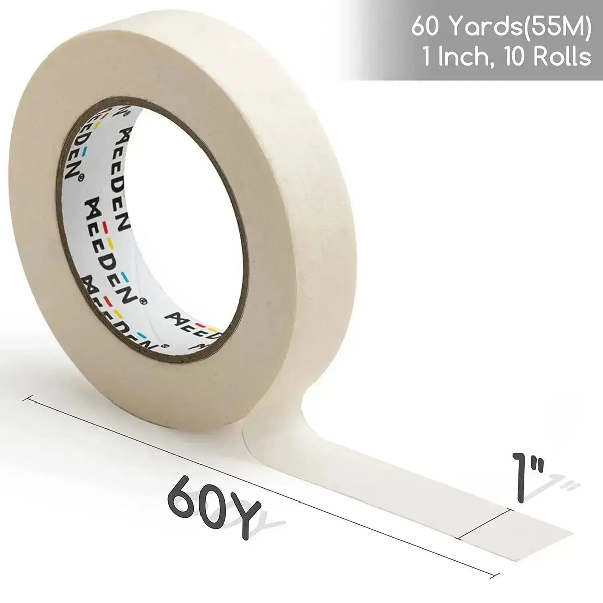 MEEDEN 10 Pack Artist Tape, Total 1804.5FT (550m) Acid -Free Art Tape - MEEDEN ARTTape