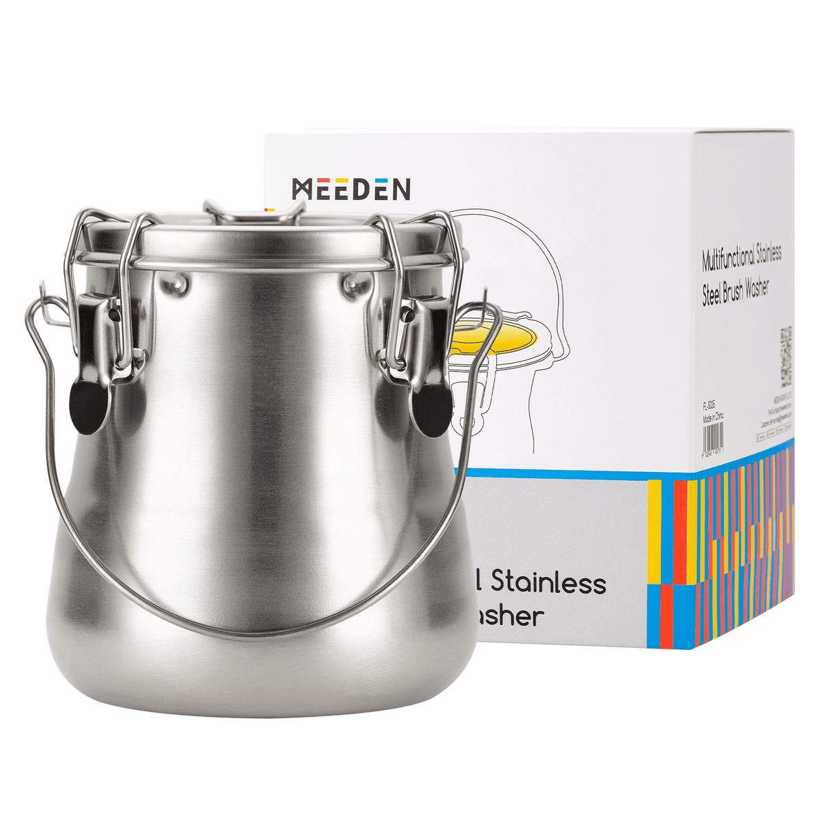 MEEDEN Portable Paint Brush Washer: Airtight Stainless Steel - Large
