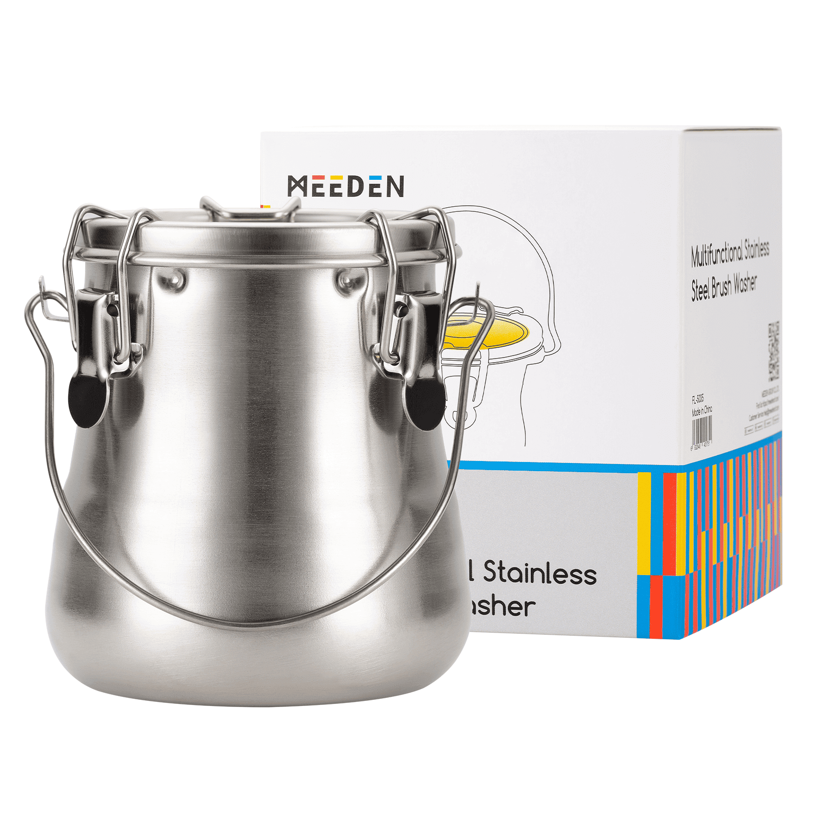 MEEDEN Portable Paint Brush Washer: Airtight Stainless Steel - Large