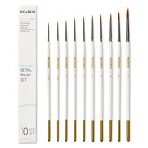 MEEDEN 10 Pcs Detail Paint Brush Set