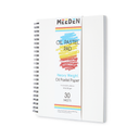 MEEDEN 9 x 12 inches Oil Pastel Paper Pad:  30 Sheets Fine Textured - 140lb/300gsm