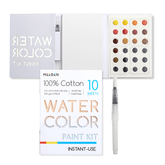 MEEDEN Portable Watercolor Paint Kit – 24 Colors