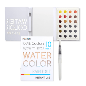 MEEDEN Portable Watercolor Paint Kit – 24 Colors