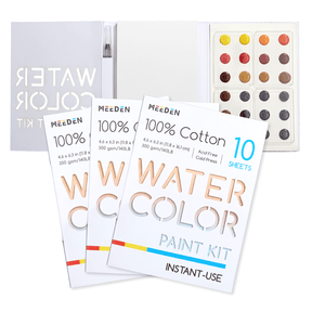 MEEDEN Portable Watercolor Paint Kit – 24 Colors
