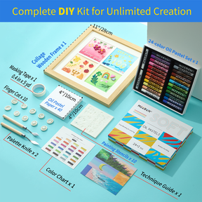 MEEDEN Soft Oil Pastel Kit: 90 Pcs DIY Oil Pastel Set for Beginners Artists
