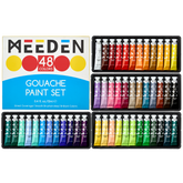 MEEDEN Gouache Paint Set, 48 Tubes, 12 ml / 0.4oz