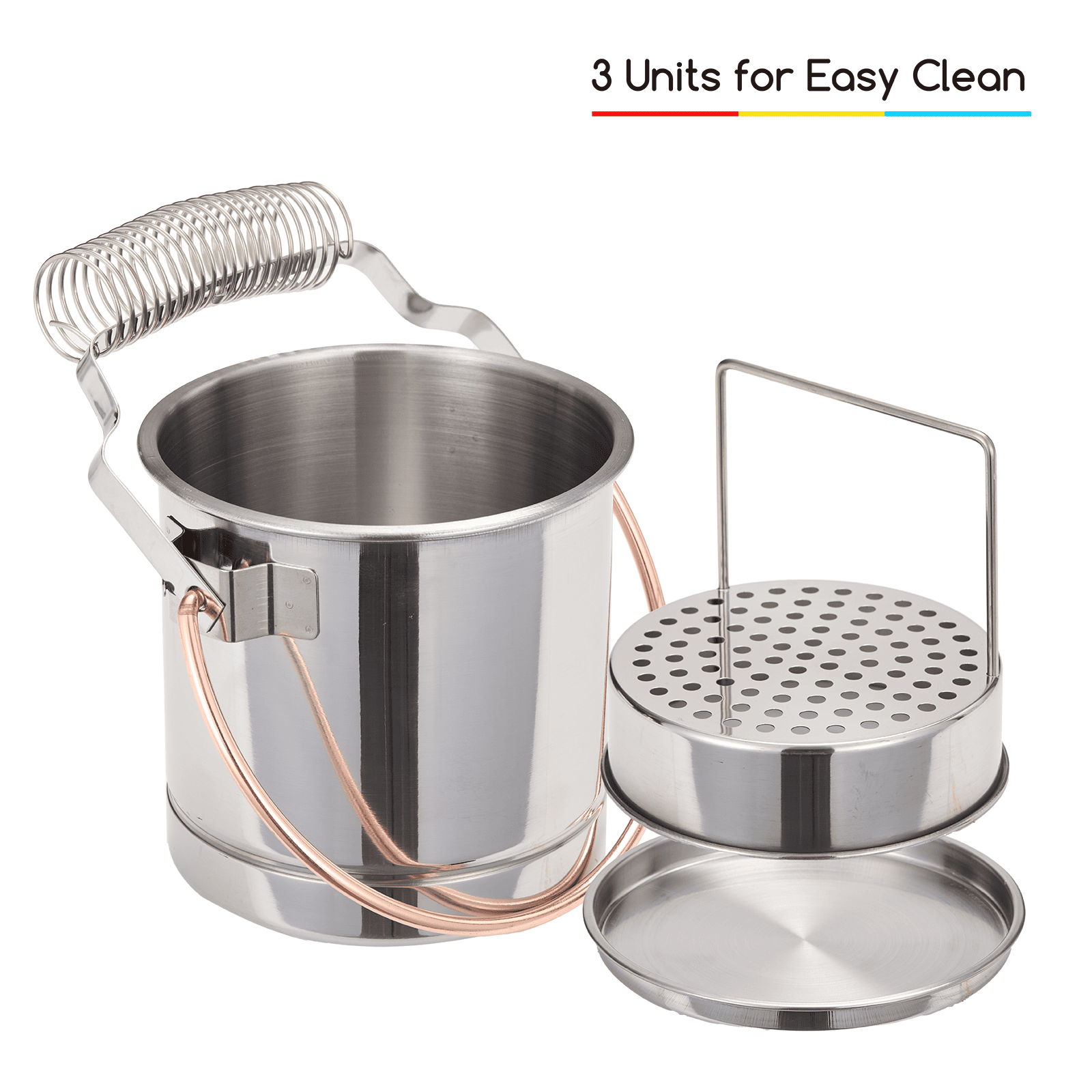 MEEDEN Portable Paint Brush Washer: Stainless Steel - Extra Large
