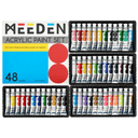 MEEDEN Acrylic Paint Set, 48 Tubes, 12 ml / 0.41 oz