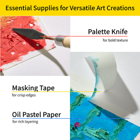 MEEDEN Soft Oil Pastel Kit: 90 Pcs DIY Oil Pastel Set for Beginners Artists