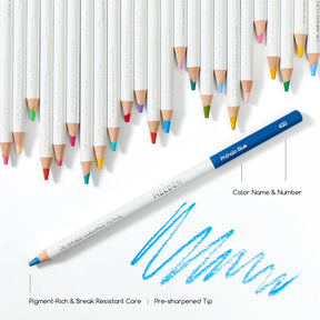 MEEDEN Professional 120-Color Oil Colored Pencils