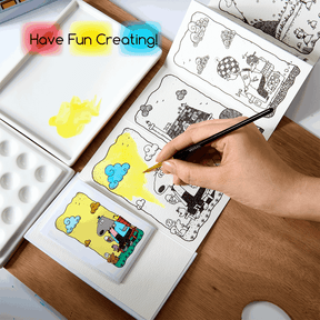 MEEDEN 50-Color Travel Watercolor Paint Kits