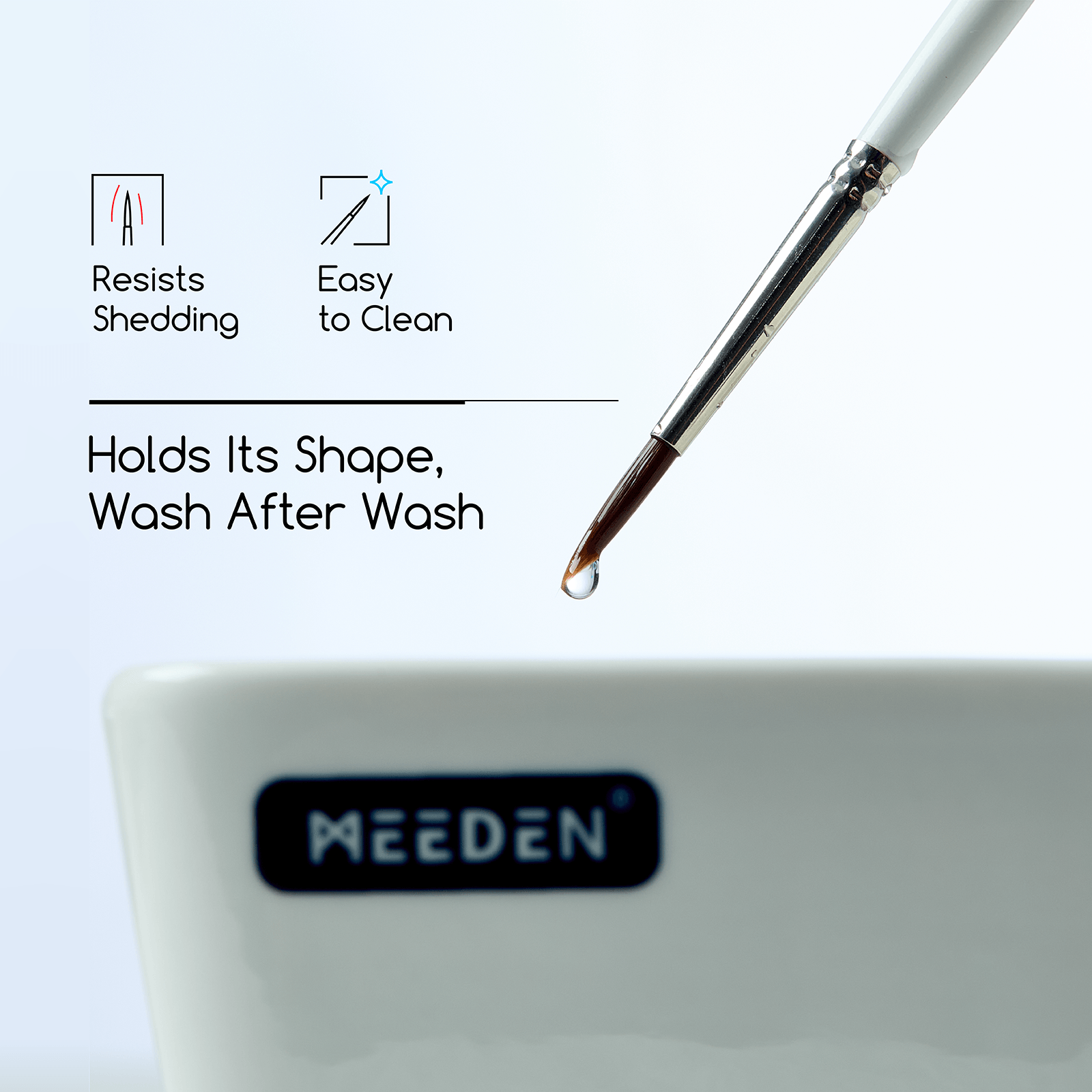 MEEDEN 10 Pcs Detail Paint Brush Set