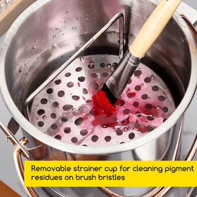 MEEDEN Portable Paint Brush Washer: Stainless Steel - Extra Large