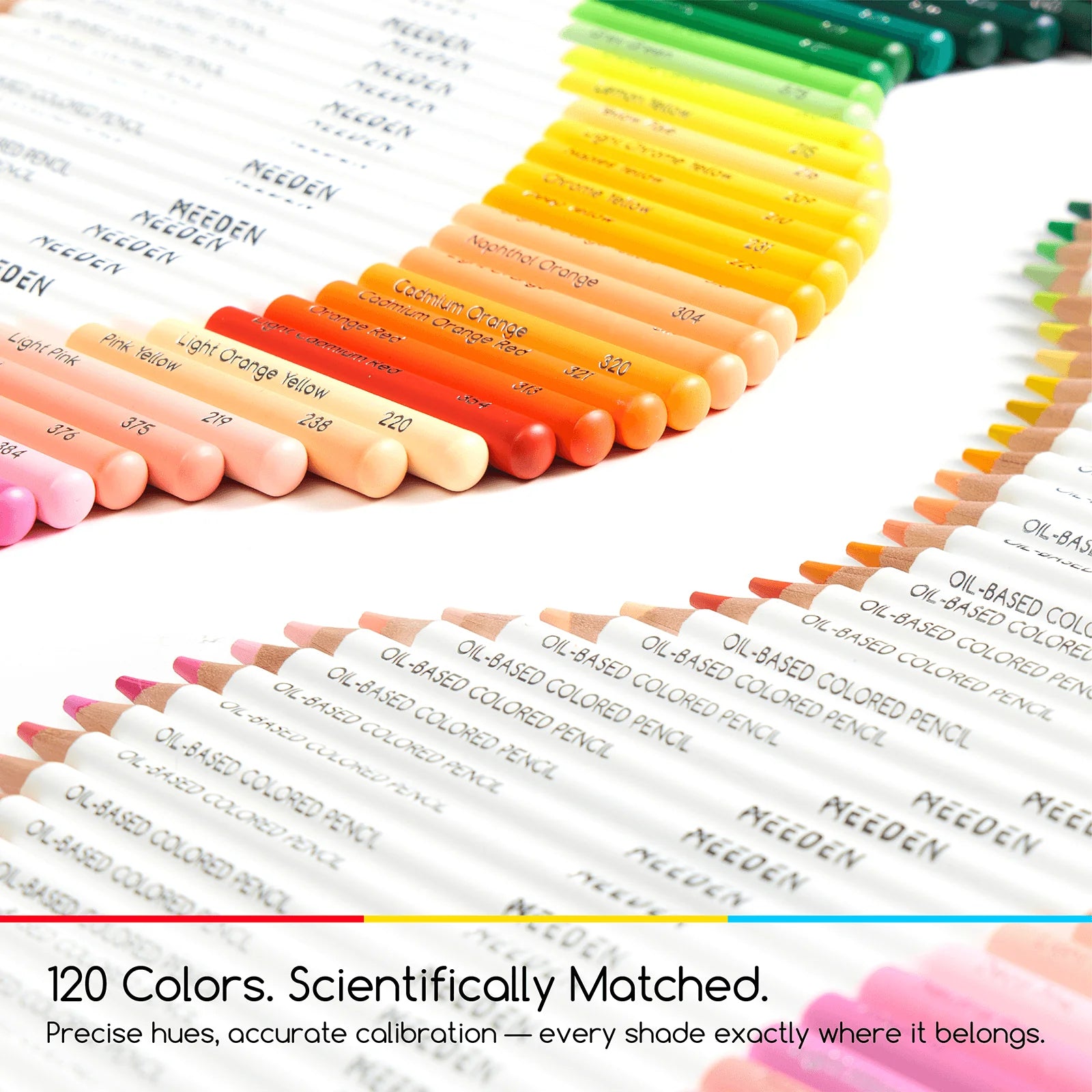 MEEDEN Professional 120-Color Oil Colored Pencils
