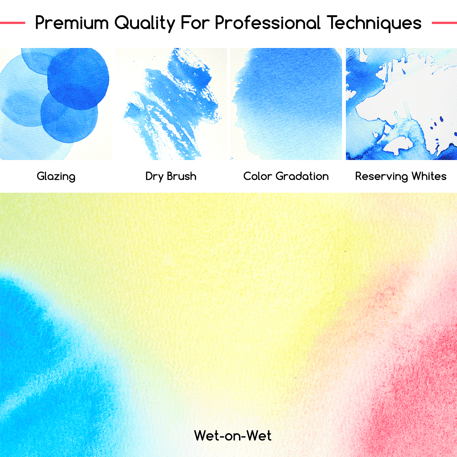 MEEDEN Watercolor Paint, 15ml/0.5oz