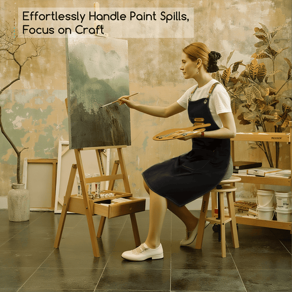 MEEDEN Waterproof Painting Apron – For Art & Crafts
