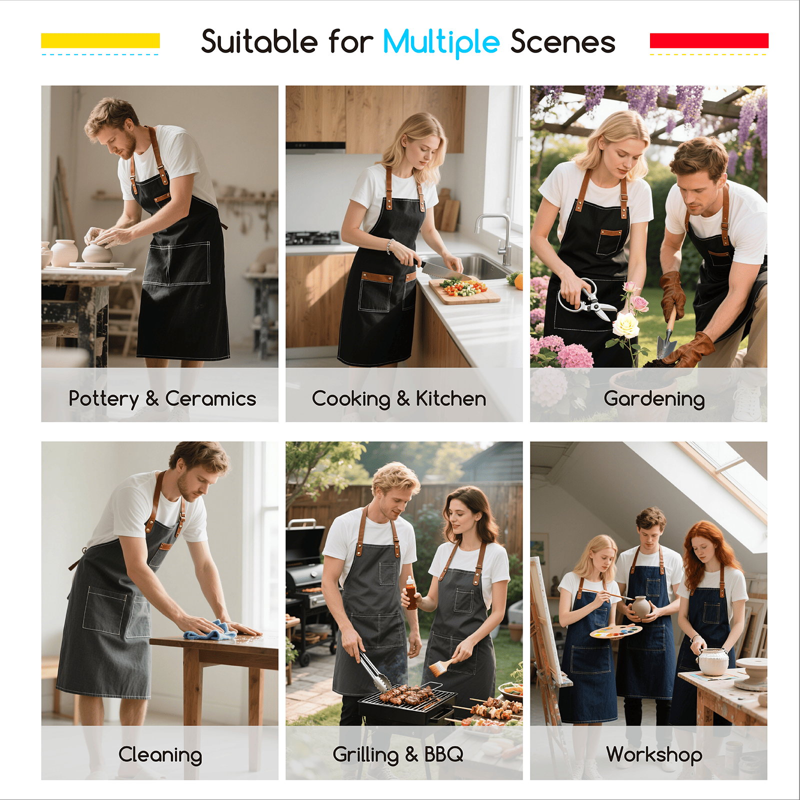 MEEDEN Waterproof Painting Apron – For Art & Crafts