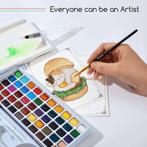 MEEDEN 50-Color Travel Watercolor Paint Kits