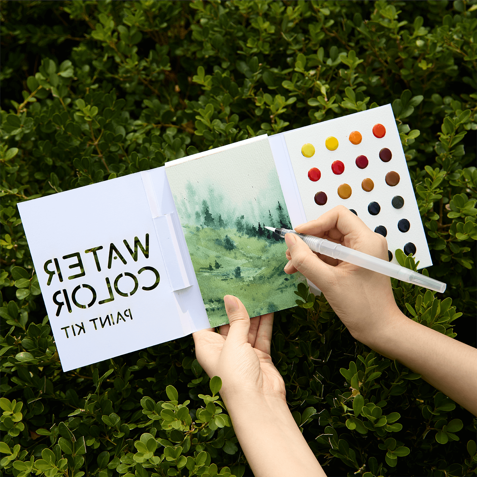 MEEDEN Portable Watercolor Paint Kit – 24 Colors