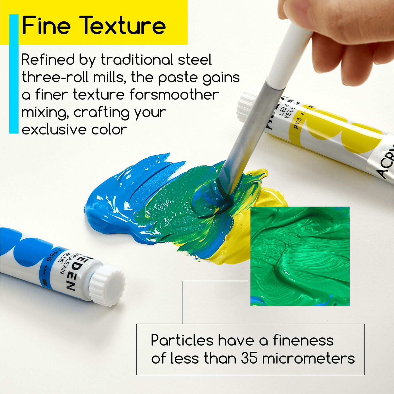 MEEDEN Acrylic Paint Set, 12 Tubes, 12 ml / 0.41 oz