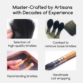 MEEDEN Solid Watercolor and Professional Brushes Set