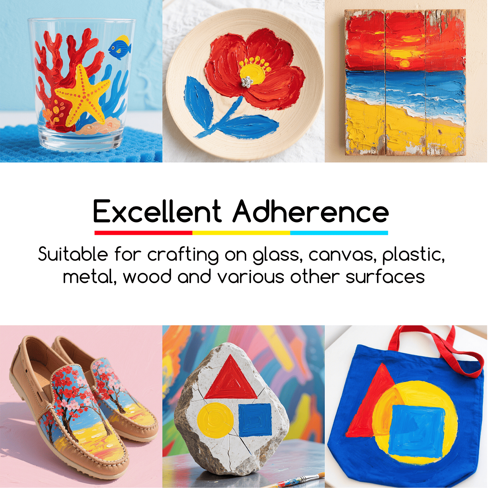 MEEDEN Acrylic Paint Set, 24 Tubes, 12 ml / 0.41 oz