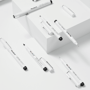 MEEDEN Black Micro Fineliner Pens – 6-Pack, 0.8-3mm, Waterproof Archival Ink for Sketching & Illustration