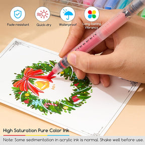 MEEDEN Dual Tip Acrylic Paint Markers, 96 Colors