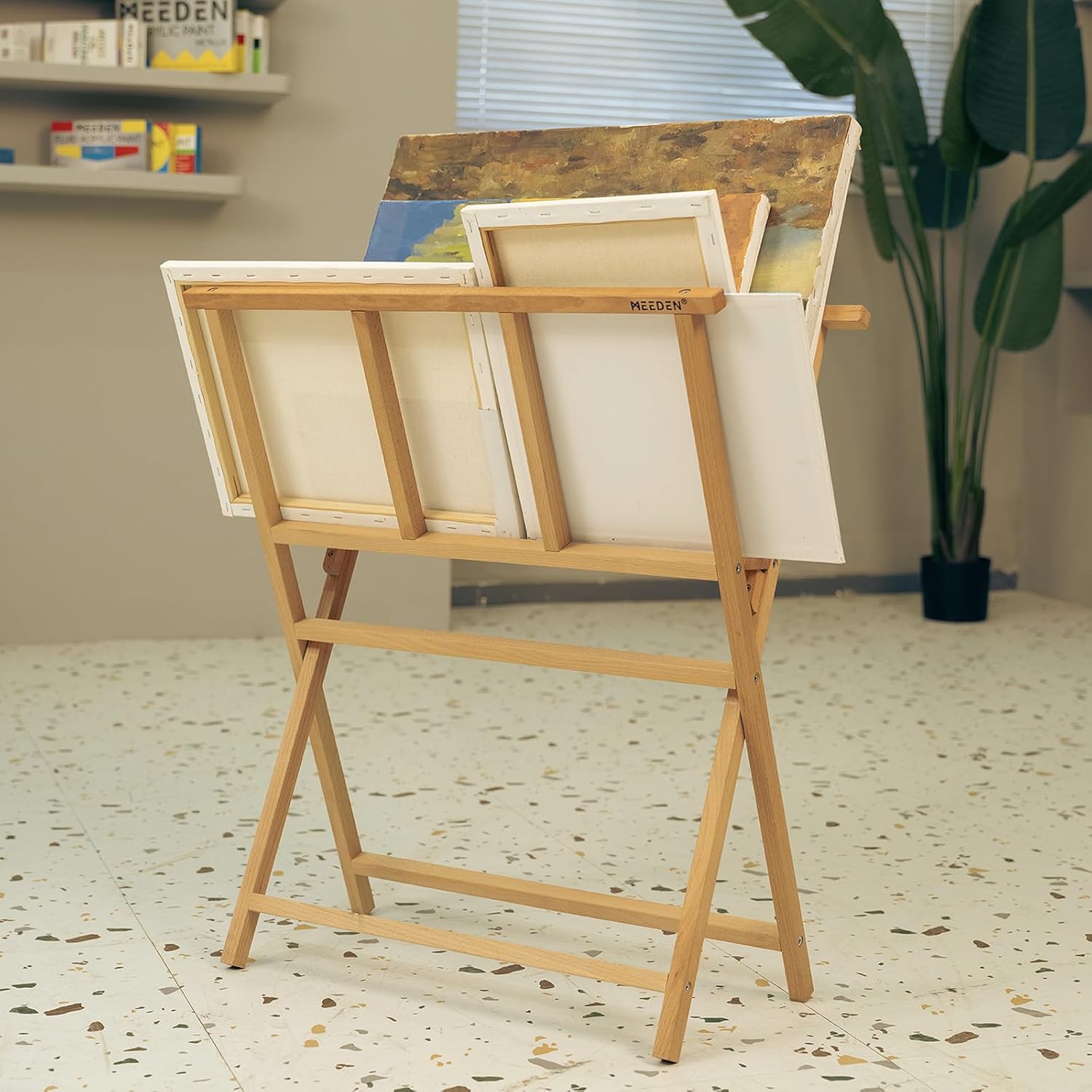 MEEDEN Beechwood Art Storage Rack