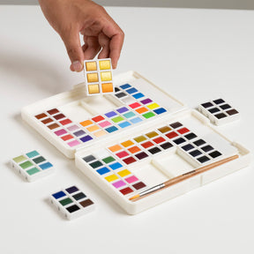 MEEDEN 96-Color Solid Watercolor Set