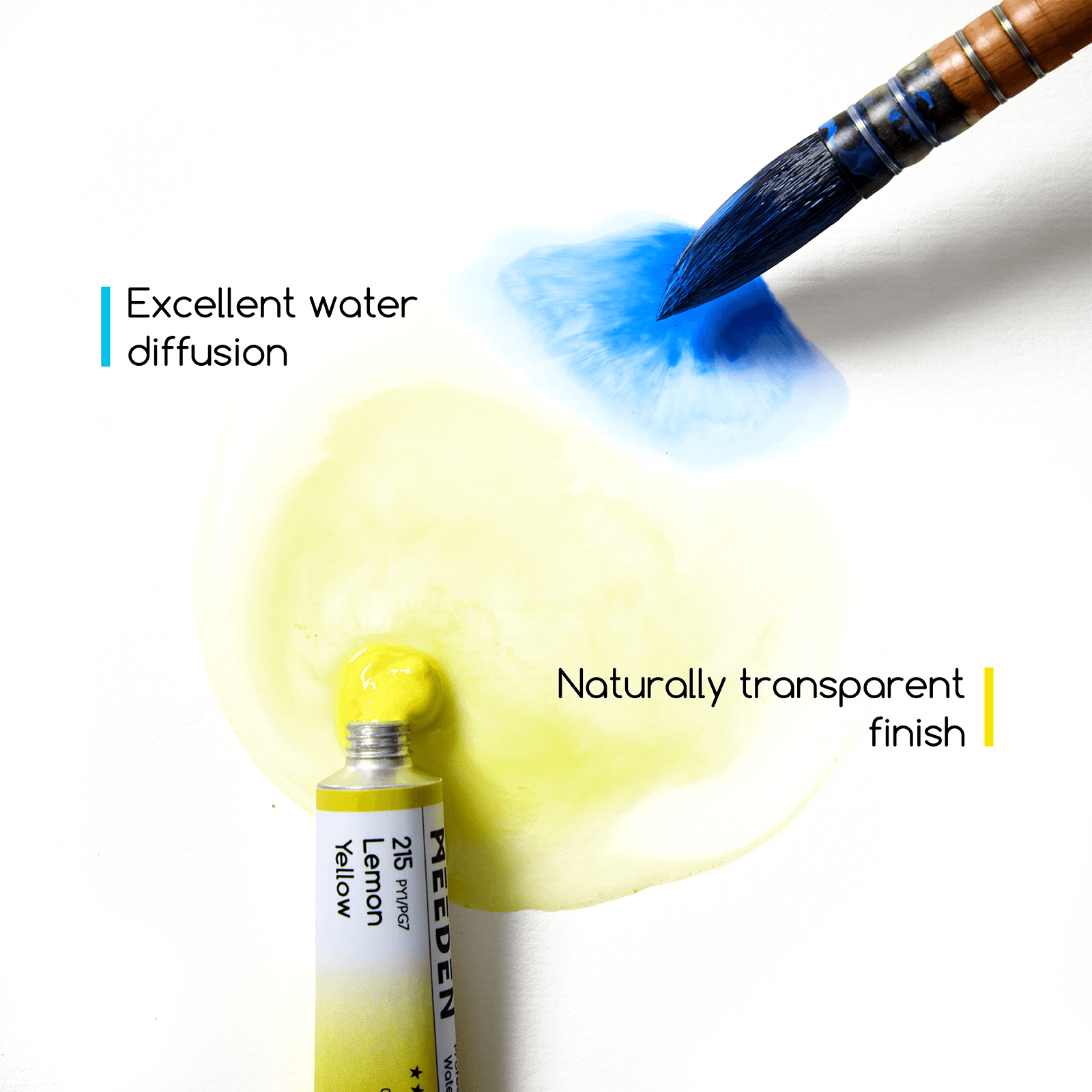 MEEDEN Professinal Watercolor Paint Set, 12 Colors 15ml/0.5oz