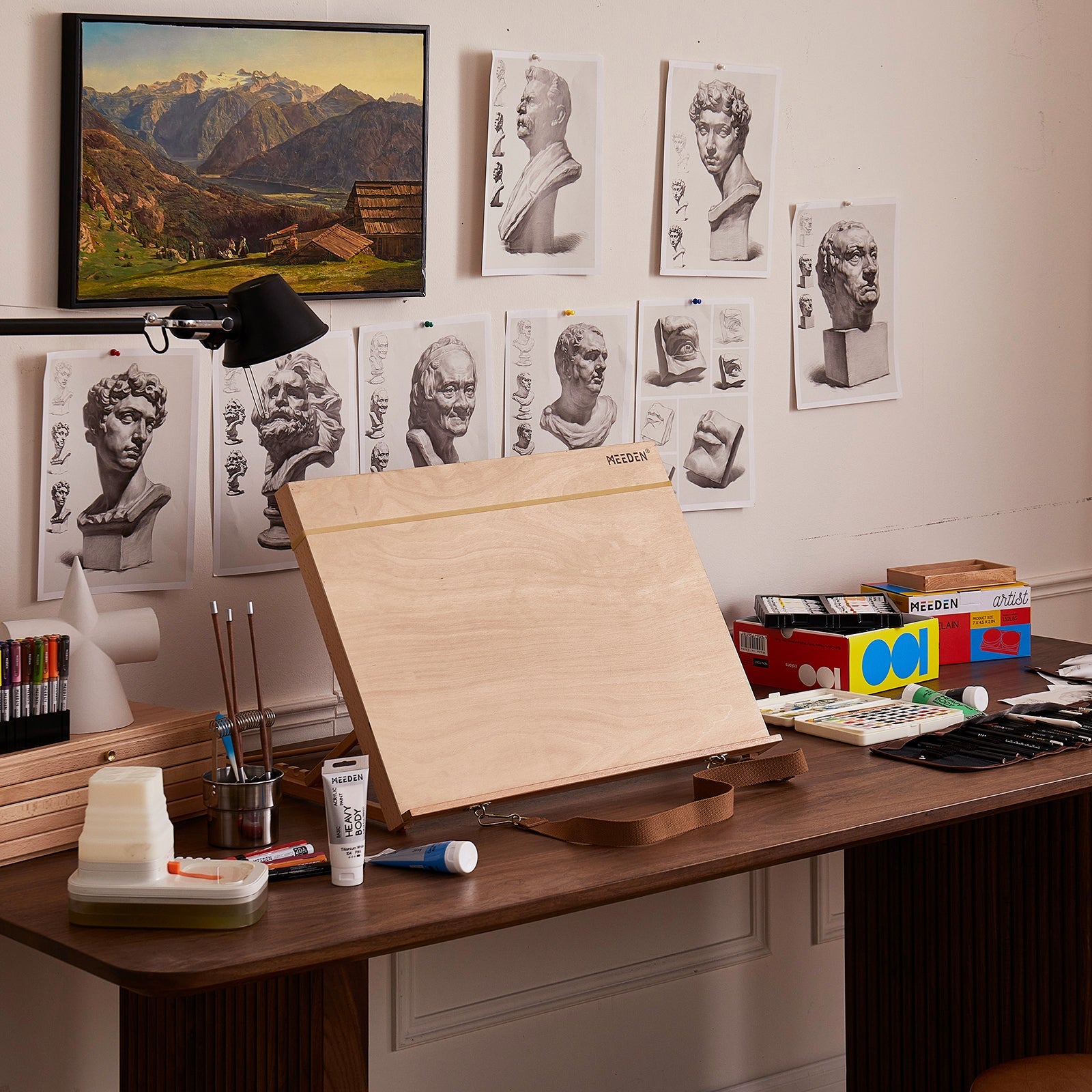 MEEDEN Large Studio Artist Sketching Tabletop Easel-HJ-A2