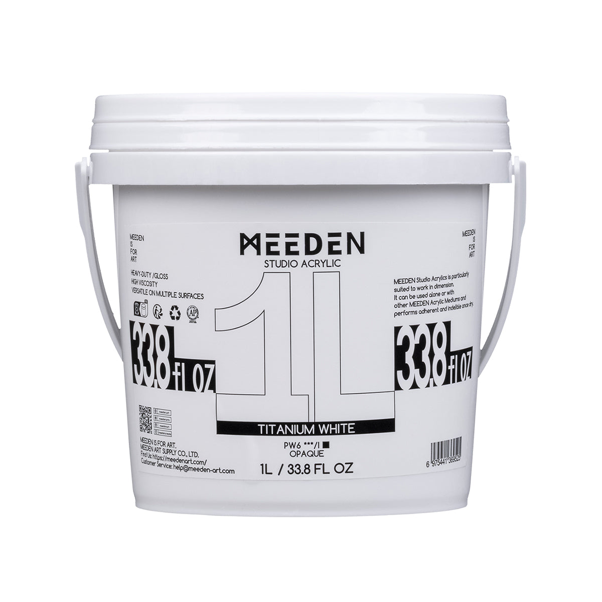 MEEDEN Studio Acrylic Paint, 1 L / 33.8 oz