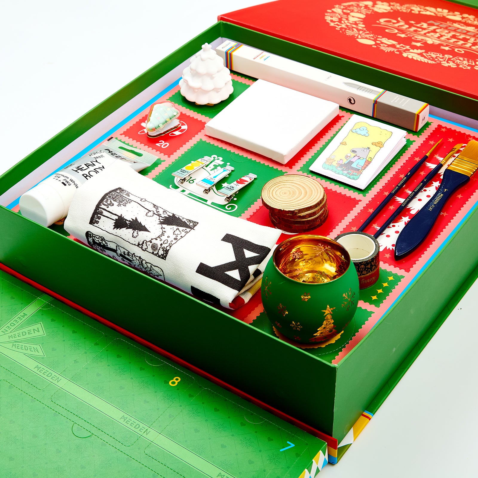 MEEDEN Creative Christmas Countdown: Art & DIY in One Box