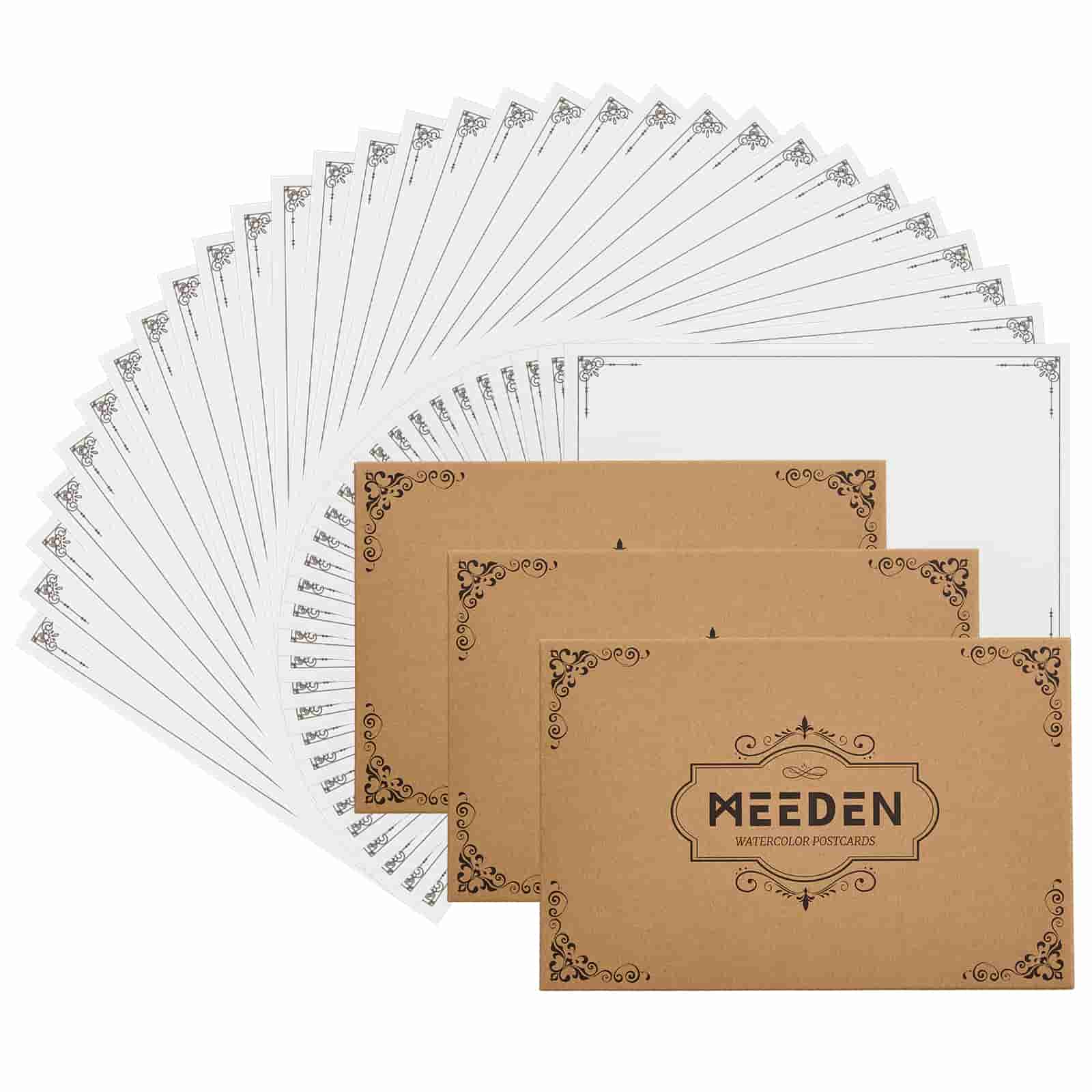 MEEDEN Blank Watercolor Paper Postcards