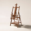 MEEDEN Heavy Duty H-Frame Easel, Adjustable & Tiltable, Walnut - W10B