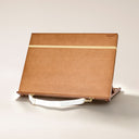 MEEDEN Wooden Tabletop Easel – 5-Position Adjustable Drawing Board with Shoulder Strap, Walnut-A2