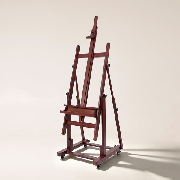 MEEDEN Extra Large Heavy Duty Artist Easel Stand-Deep Walnut- W11