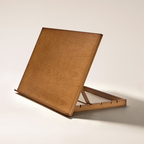 MEEDEN Adjustable Extra Large Wooden Tabletop Easel, Walnut