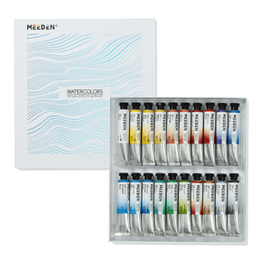 MEEDEN Professinal Watercolor Paint Set, 20 Colors 15ml/0.5oz