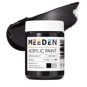 MEEDEN Black and White  Heavy Body Acrylic Paint, 300ml/10oz, 2 Jars