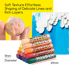 MEEDEN Soft Oil Pastels Set