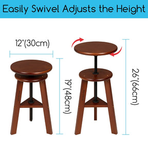 MEEDEN Vintage Adjustable Wooden Drafting Table & Stool Set-XSZ-4