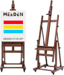 MEEDEN Extra Large Heavy Duty Artist Easel Stand-Deep Walnut- W11