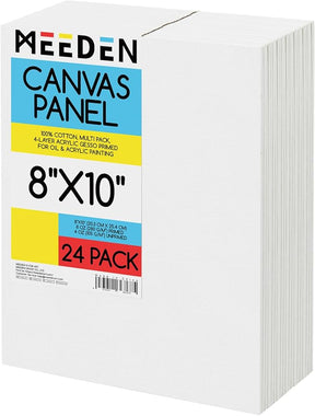 MEEDEN 100% Cotton Canvas Boards
