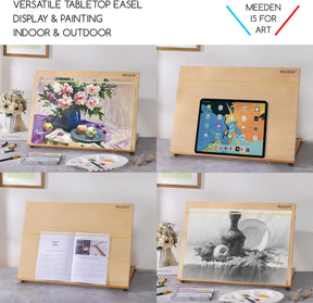 MEEDEN Large Studio Artist Sketching Tabletop Easel-HJ-A2
